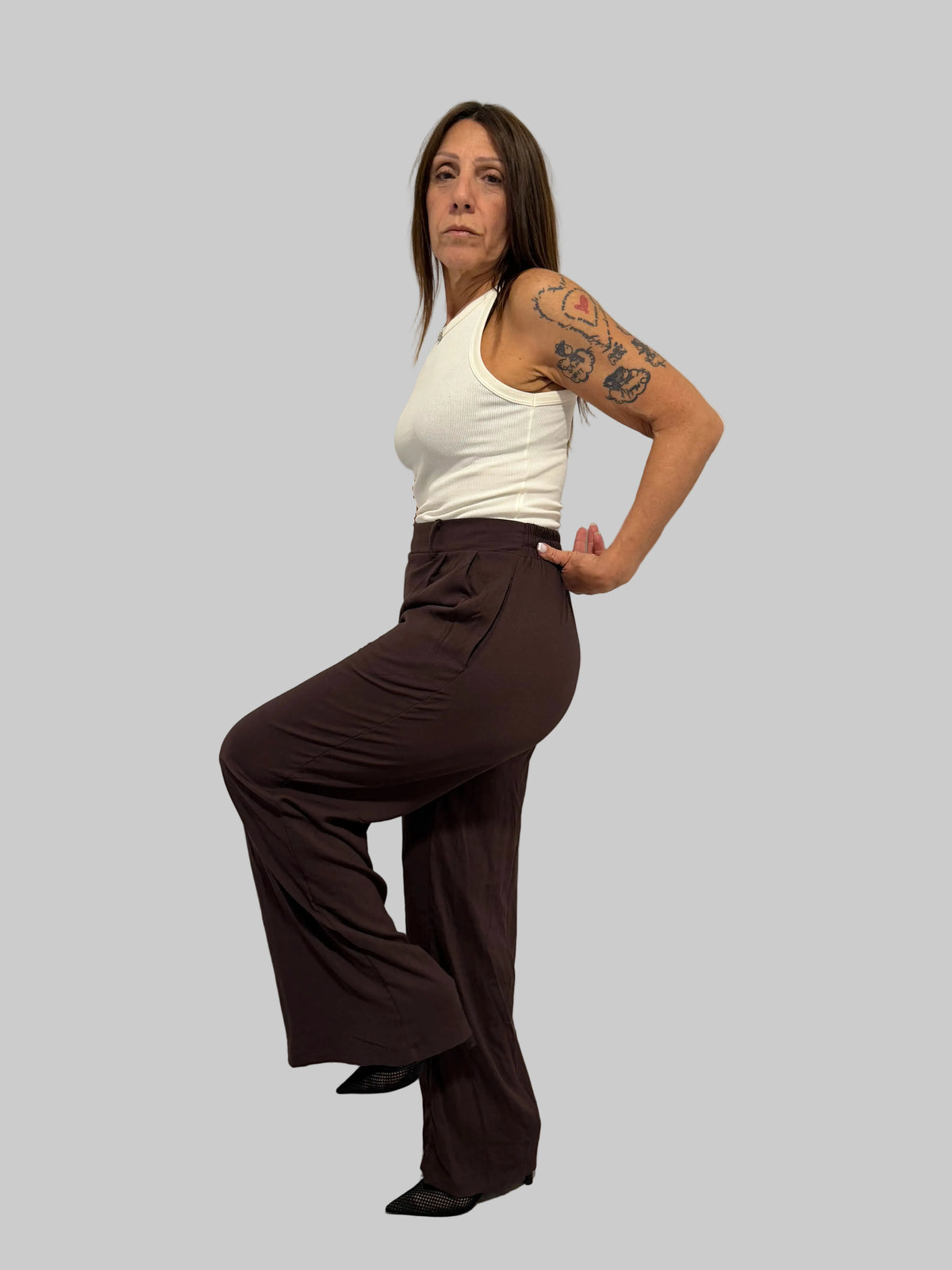 Pantalón Pardo de Lino