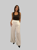 Pantalón Pardo de Lino
