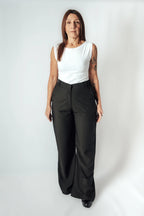 Pantalón Sastrero Wide leg Maravilla con elástico atrás