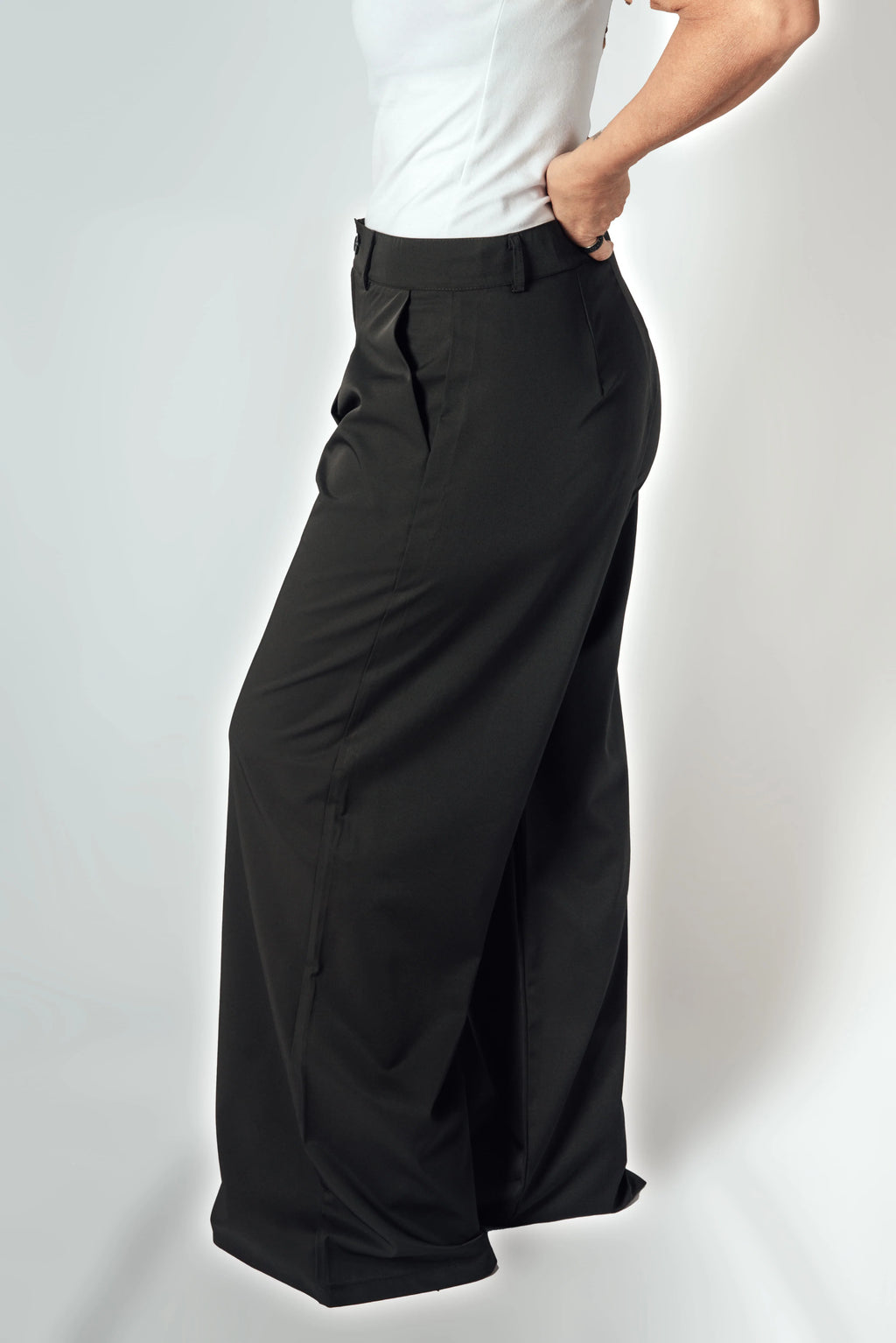 Pantalón Sastrero Wide leg Costas sin elástico