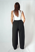 Pantalón Sastrero Wide leg Vietto con elástico atrás