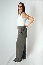 Pantalón Sastrero Wide leg Vietto con elástico atrás