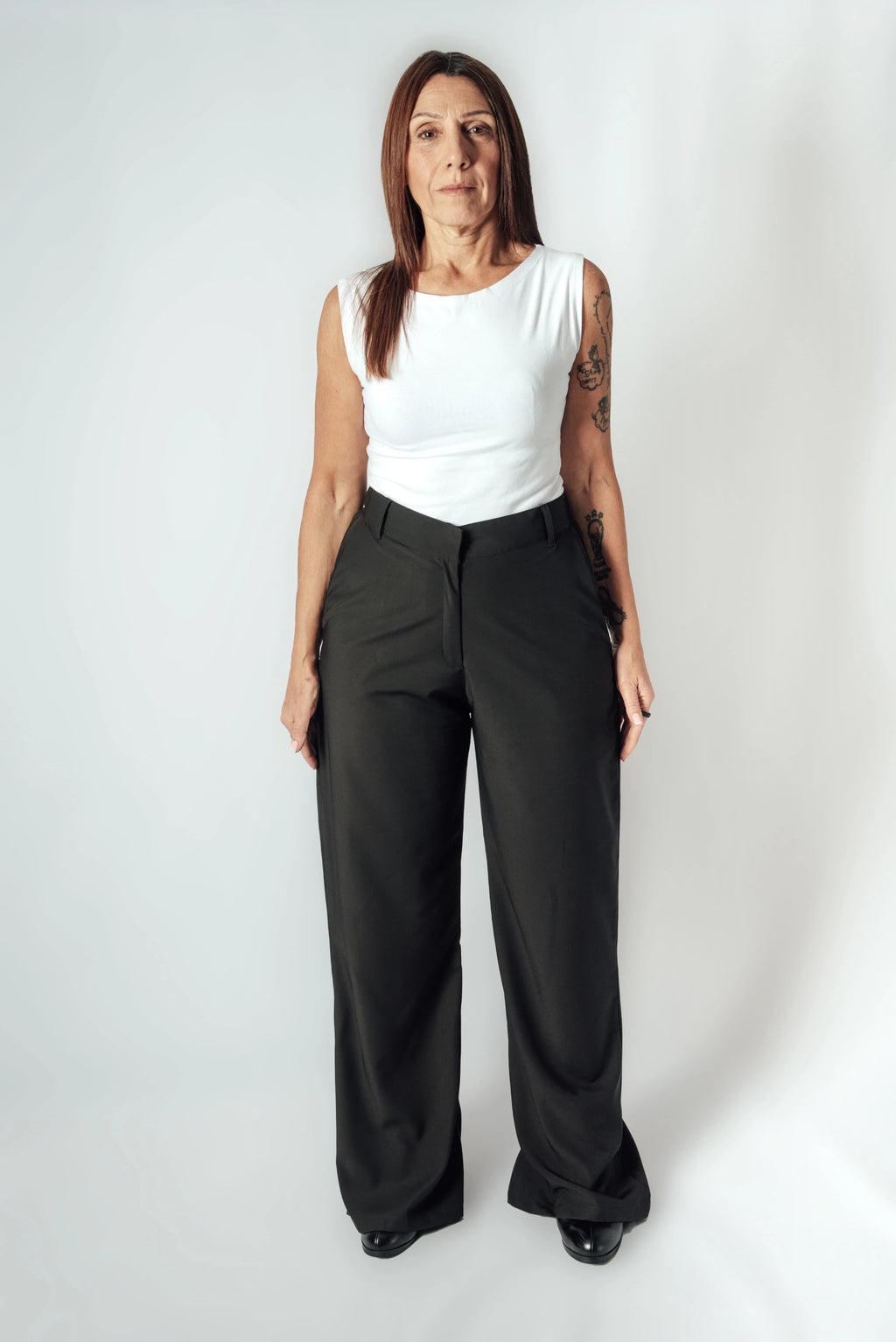 Pantalón Sastrero Wide leg Maravilla con elástico atrás