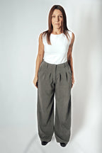 Pantalón Sastrero Wide leg Vietto con elástico atrás