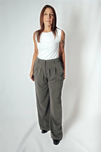 Pantalón Sastrero Wide leg Vietto con elástico atrás
